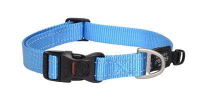 Rogz for dogs fanbelt halsband turquoise