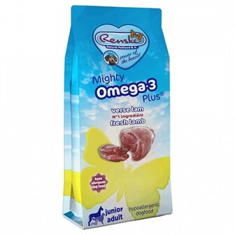 Renske mighty omega plus junior/adult lam/rijst hypoallergeen