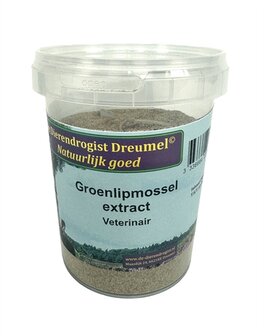 Dierendrogist groenlipmossel extract veterinair