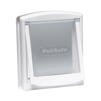 Petsafe hondenluik medium wit / transparant