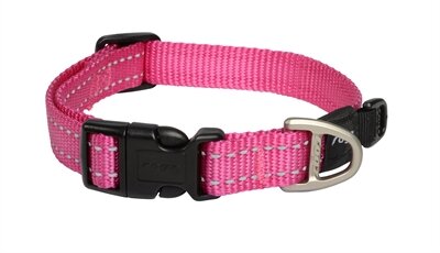 Rogz for dogs snake halsband roze