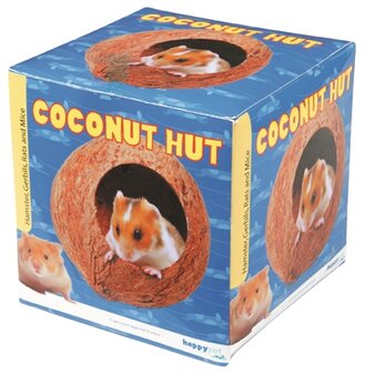 Happy pet coconut hut