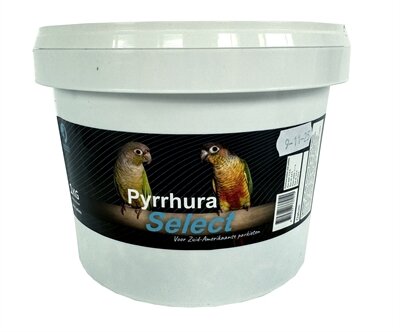 Hareco pyrrhura select met pellets