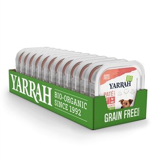 Yarrah dog alu bio pate chicken / salmon with seaweed