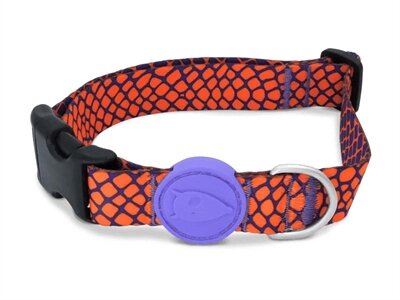 Morso halsband hond gerecycled urban lizard rood