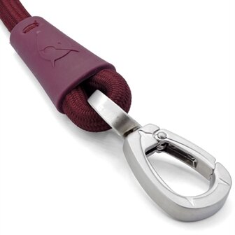 Morso hondenriem soft rope gerecycled plum paars