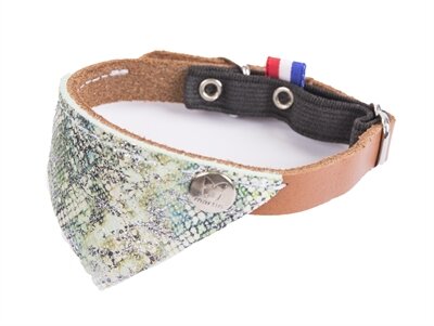 Martin halsband kat malibu groen / bruin