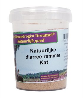 Dierendrogist natuurlijke diarree remmer kat