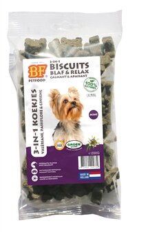 Bf petfood 3 in 1 hondenkoekjes blaf &amp; relax mini