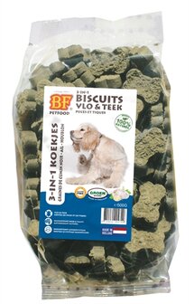 Bf petfood 3 in 1 hondenkoekjes vlo &amp; teek