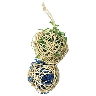 Happy pet wicker ballen assorti