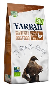 Yarrah dog biologische brokken graanvrij kip/vis