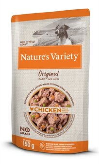 Natures variety original mini pouch chicken