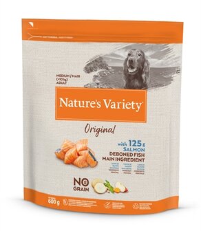 Natures variety original adult medium / maxi salmon no grain