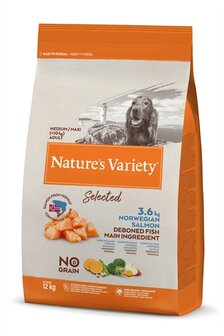 Natures variety selected adult medium norwegian salmon