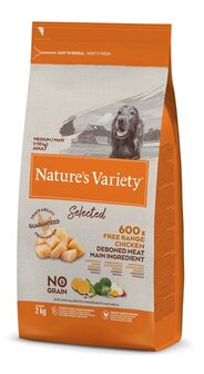 Natures variety selected adult medium free range chicken