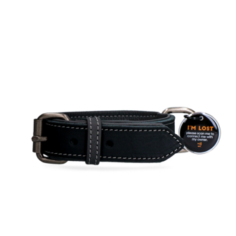 Spotted! Pro Leren Halsband Bruin, 3 x 65 cm