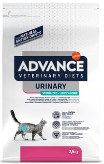 Advance veterinary diet cat urinary sterilized minder calorie&Euml;n