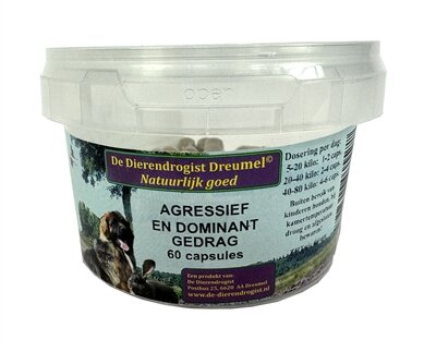 Dierendrogist agressief / dominant capsules