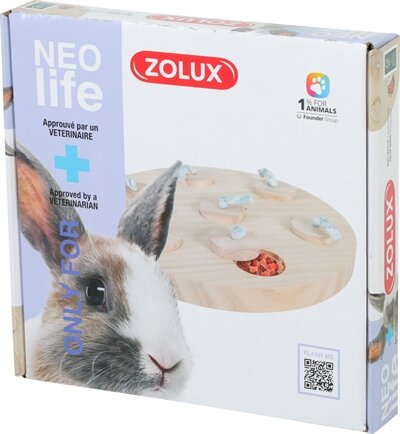 Zolux neolife treat tray konijn hout