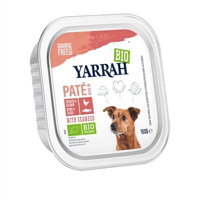 Yarrah dog alu bio pate chicken / salmon with seaweed