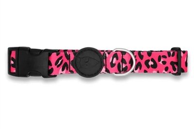 Morso halsband hond gerecycled bubble leo roze