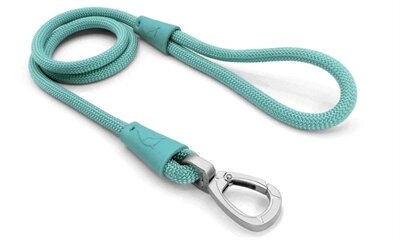 Morso hondenriem regular rope gerecycled aquamarine blauw