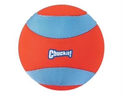 Chuckit amphibious mega ball oranje / blauw