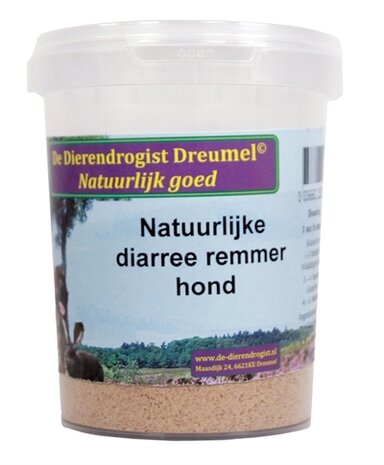 Dierendrogist natuurlijke diarree remmer hond