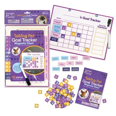 Hunger for words talking pet goal tracker