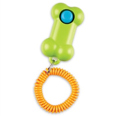 Brightkins smarty pooch training clicker bone