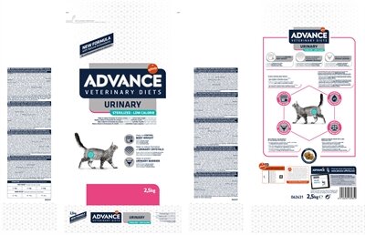 Advance veterinary diet cat urinary sterilized minder calorieËn