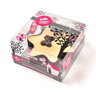 The barkin bakery mini iced woofins vanilla en carob trio assorti